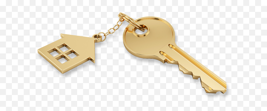 House Key Png Transparent - Home Gold Key Png,Gold Key Png