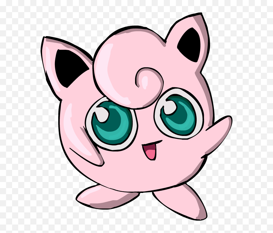 Pokemon Clipart Jigglypuff Picture - Jigglypuff From The Back Png,Jigglypuff Png