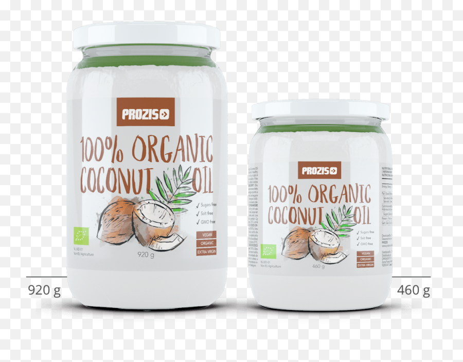 100 Organic Coconut Oil 460 G 500 Ml - Organic Coconut Oil Png,Coconuts Png
