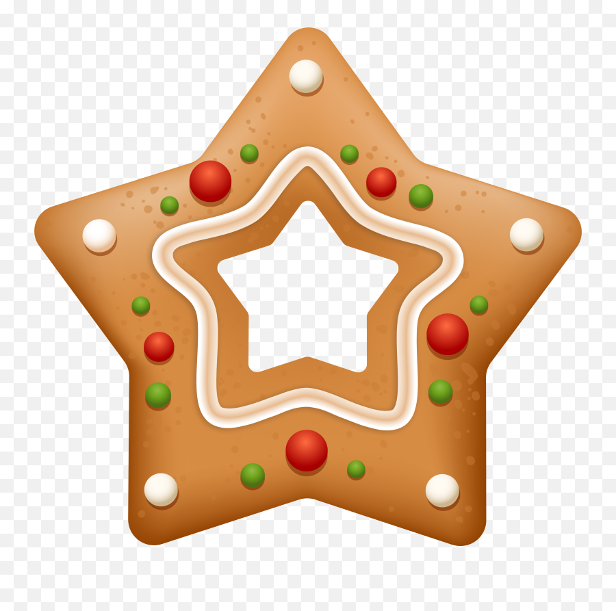 Christmas Star Cookie Clipart Png Cookies