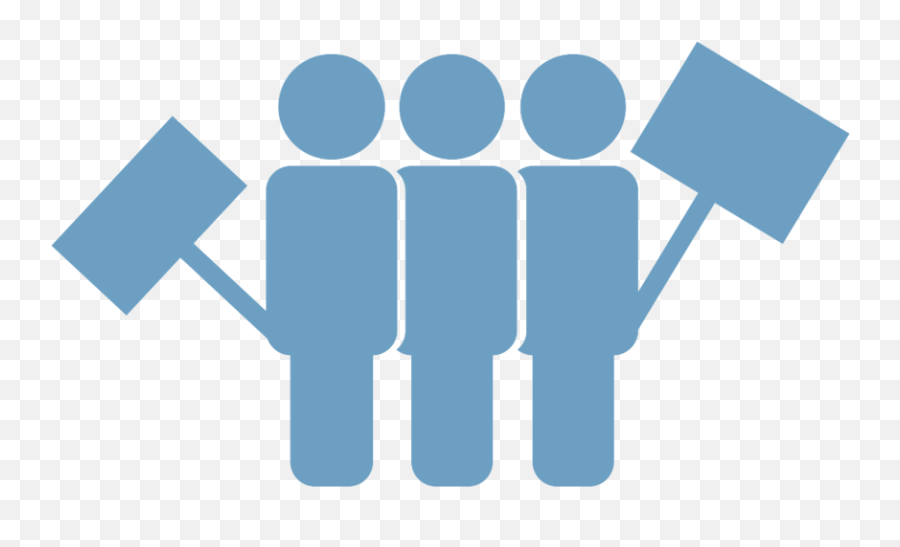 Download Hd Group Of Stick Figures - Stick Figure Protest Transparent Png,Protest Png