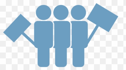Download Hd Group Of Stick Figures - Stick Figure Protest Transparent Png,Protest Png