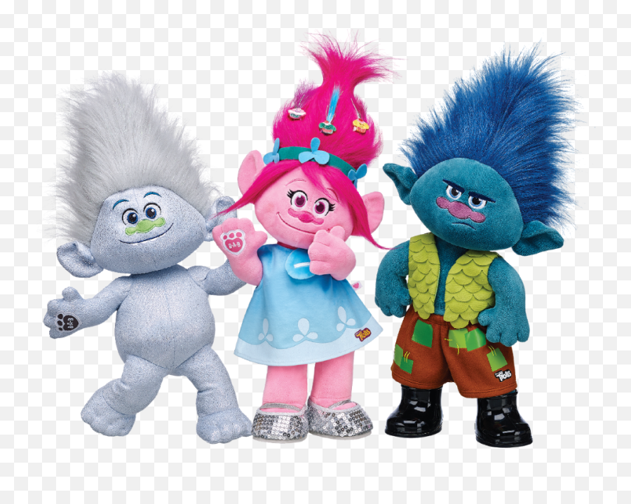 Cozy Up This Holiday Season With New Plush Friends From - Build A Bear Trolls Png,Trolls Poppy Png
