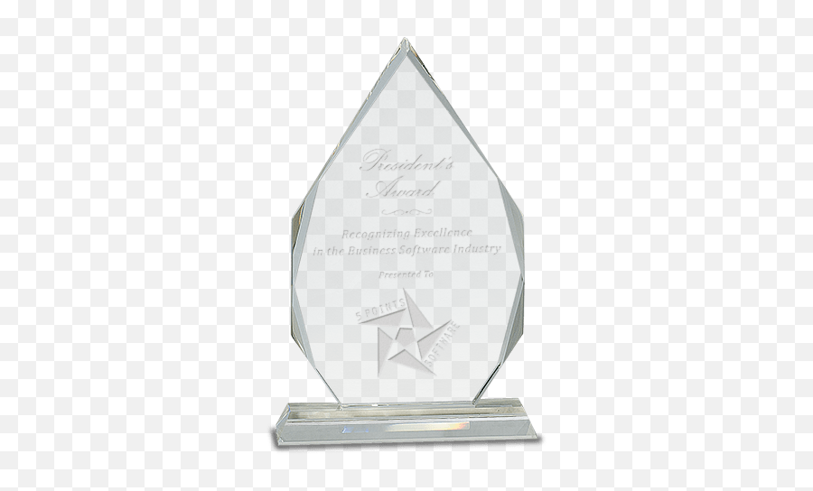 Clear Crystal Tear Drop Award - Three Sizes Available Crystal Png,Tear Transparent
