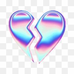 Photography Clipart Aesthetic - Neon Broken Heart Png,Aesthetic Png Tumblr