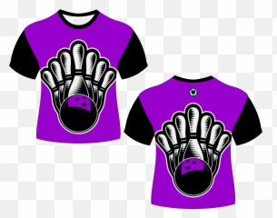 Bowling Shirt Big Pins - Bowling Png,Purple Shirt Png