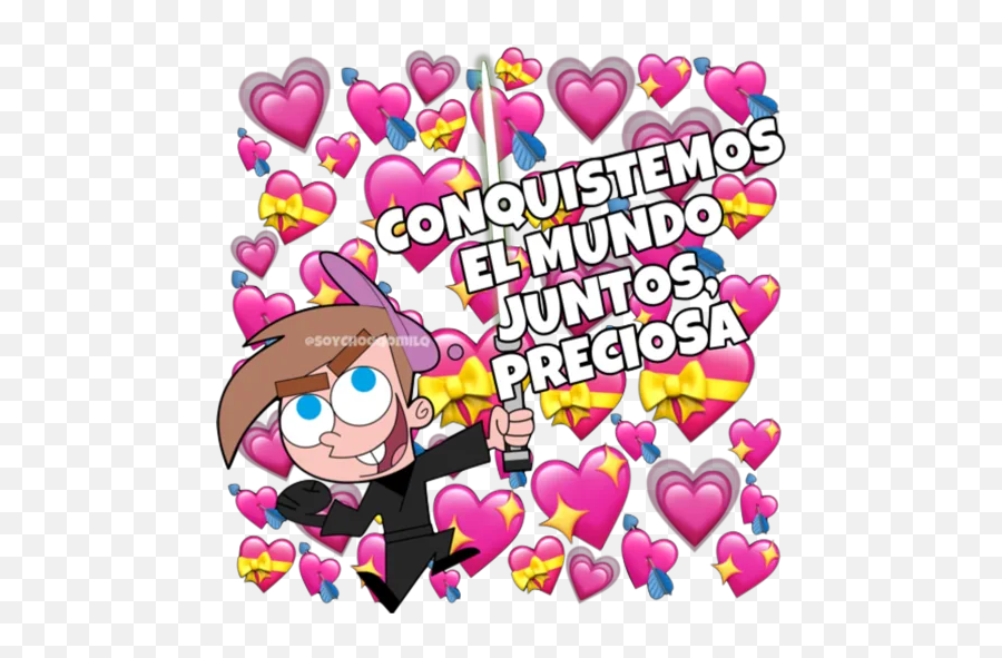 Timmy Turner Fan Boy - Fondo De Corazones Emojis Png,Timmy Turner Png