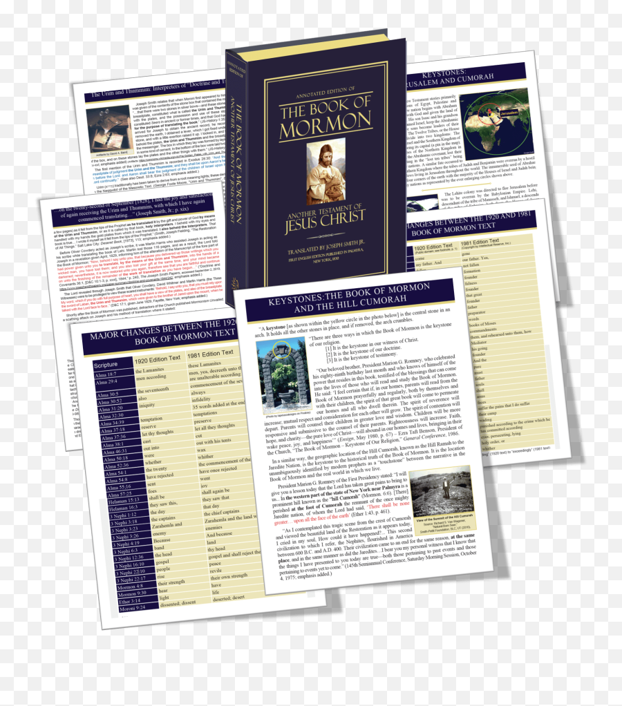 Annotated Book Of Mormon Evidence - Document Png,Book Of Mormon Png