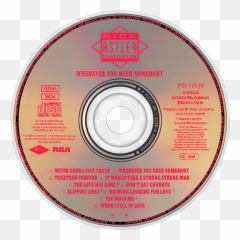 Rick Astley Whenever You Need Somebody - Cd Rick Astley Whenever You Need Somebody Png,Rick Astley Png