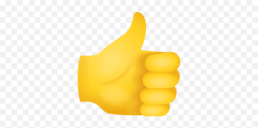 Thumbs Up Icon - Transparent Thumbs Up Emoji No Background Png,Thumbs Up  Png - free transparent png images 