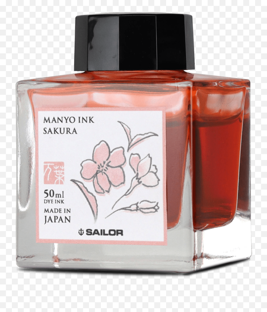 Sailor Manyo Ink Bottle - Sakura 50ml Sailor Manyo Ink Sakura Png,Sakura Transparent