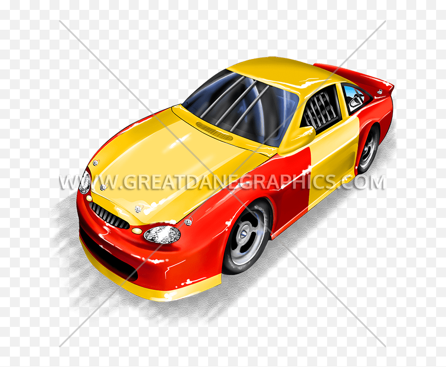 Two Tone Race Car Production Ready Artwork For T - Shirt Automotive Decal Png,Race Car Png