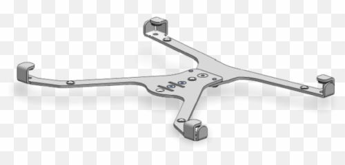 Spxf1705 - Frame Tablet Mount Plate Only iPad Mini Ergonomic Solutions Spacepole png