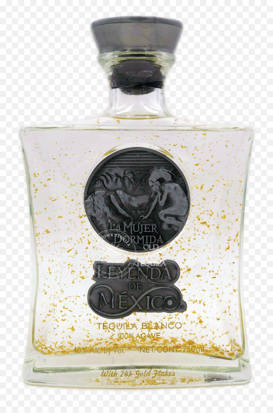 Leyenda De Mexico Blanco Tequila With Png Gold Flakes