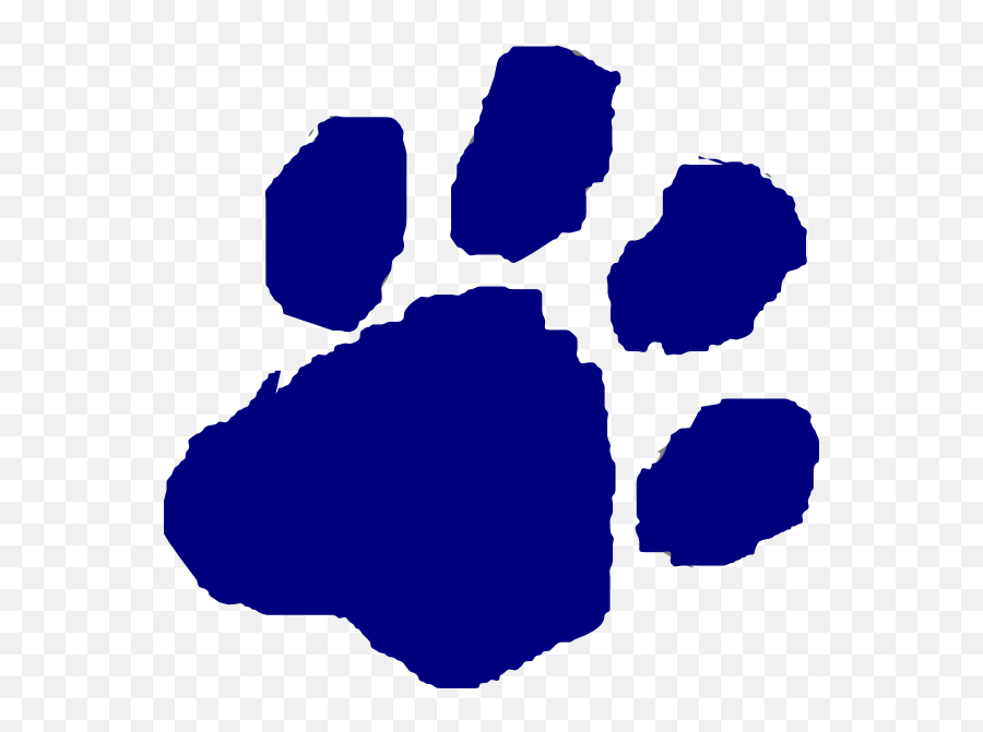 Cougar Clipart Blue - India Gate Png,Blue Paw Logos