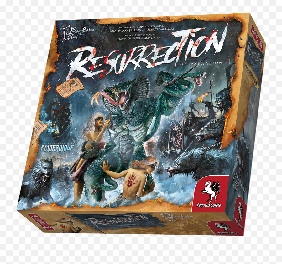 Resurrection - Powerwolf Resurrection Armata Strigoi Expansion Board Game Png,Powerwolf Logo