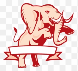 Delta Sigma Theta Elephant White - Clipart Delta Sigma Theta Elephant Png,Delta Sigma Theta Png