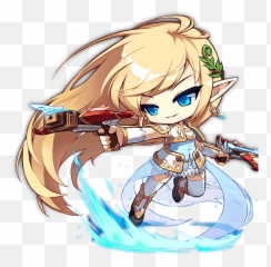 Na Reboot Lv 255 Mercedes 61 - 71m Buffed 38k Stat Lv Mercedes Maplestory Fanart Png,Kanna Transparent