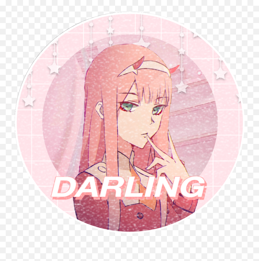 Freetouse Zerotwo Darling Sticker Zero Two Circle Transparent Png Zero Two Icon Free Transparent Png Images Pngaaa Com