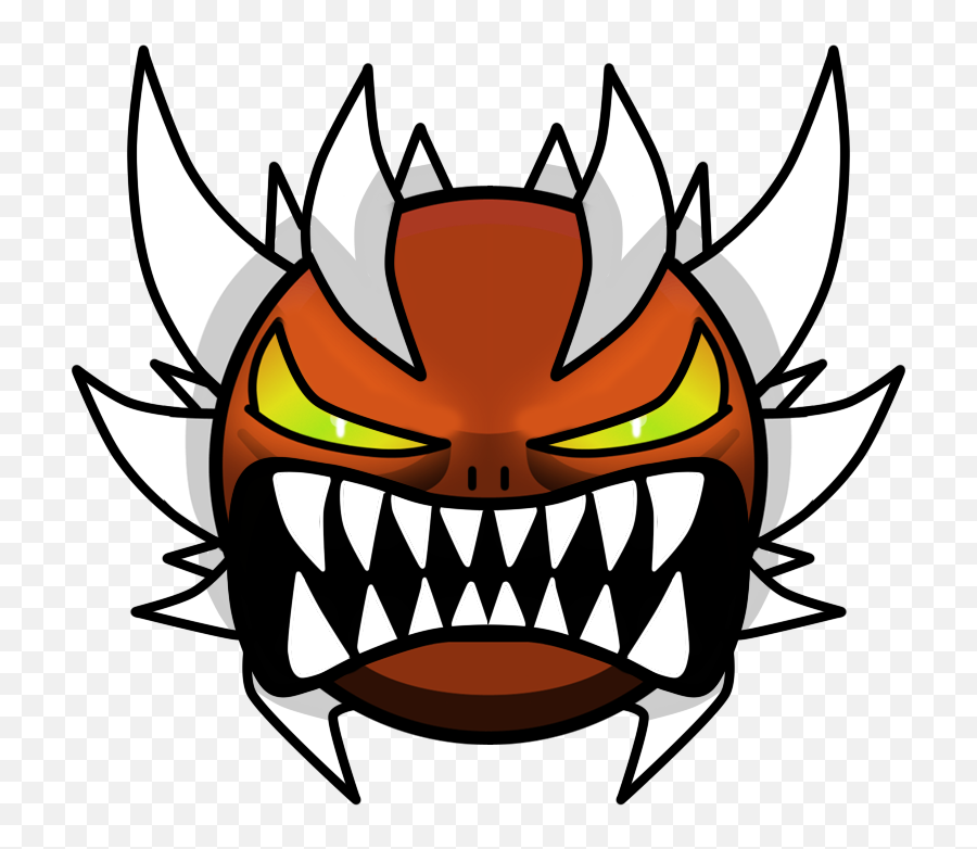 Impossible Fan Art By Geometry Dash Extreme Demon Png Demon Face Png Free Transparent Png Images Pngaaa Com - roblox demon face