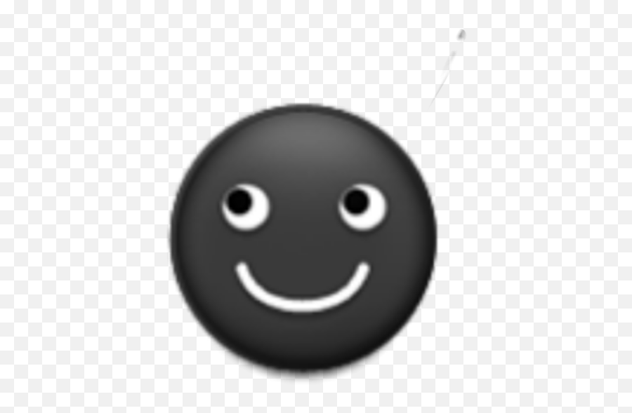 Download Black Moon Emoji Face Sticker - Smiley Png,Moon Emoji Png