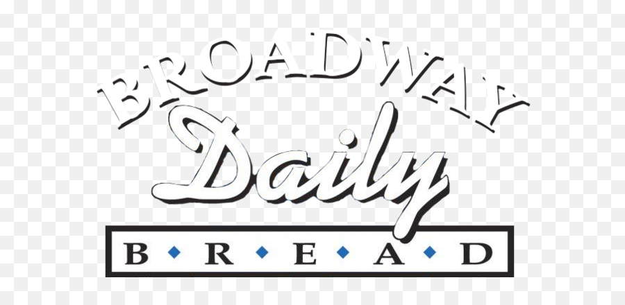 Broadway Daily Bread - Calligraphy Png,White Bread Png