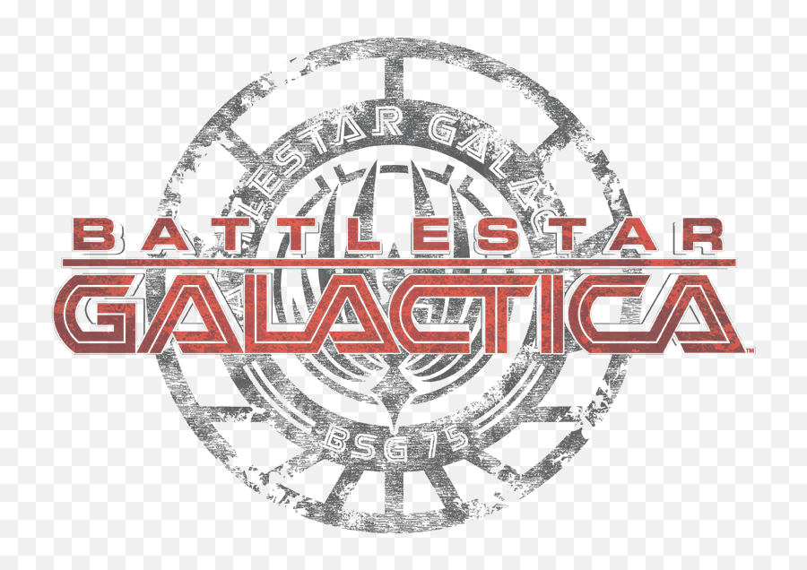 Battlestar Galactica Battered Logo Men - Emblem Png,Battlestar Galactica Logos