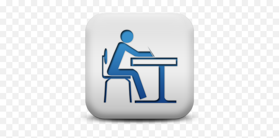 117760 - Studying Student Logo Png,White Square Icon