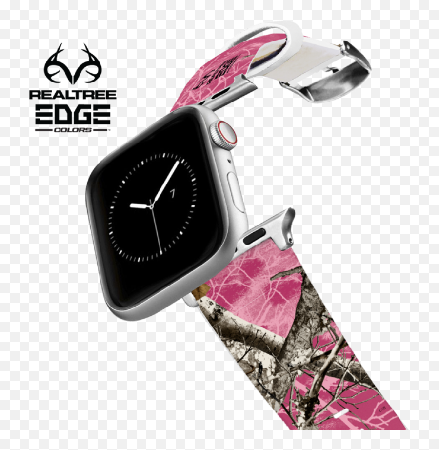 Realtree Edge Pink Apple Watch Band - Apple Watch Cat Band Png,What Is The Water Drop Icon On Apple Watch