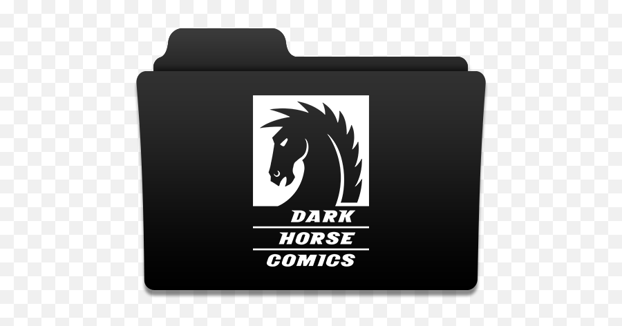 Dark Horse V2 Folder Free Icon Of Comic Publisher - Icon Dark Horse Comics Png,White Horse Icon