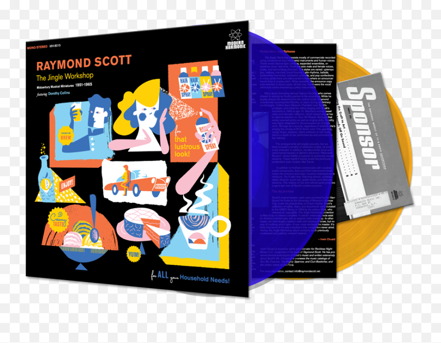 Raymond Scott - The Jingle Workshop Midcentury Musical Miniatures 19511965 2lp Raymond Scott The Jingle Workshop Png,Scott Icon