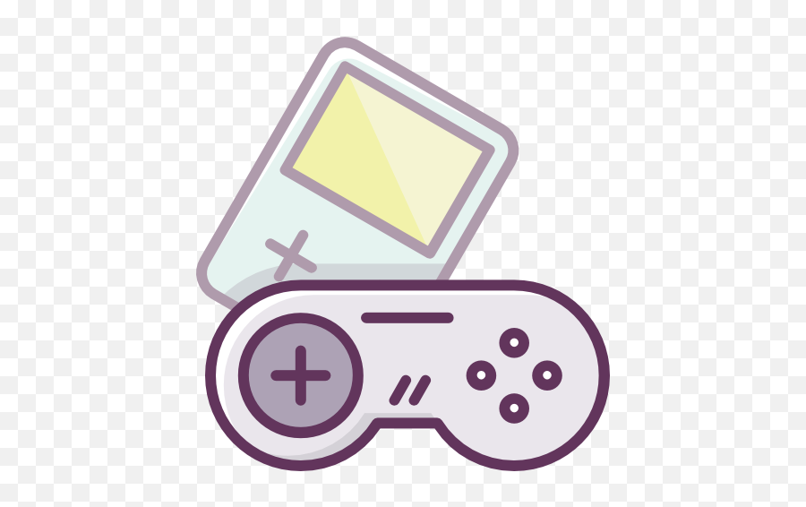 Games Gamepad Free Icon Of Device Vol - Mando De Juegos Png,Purple Play Icon