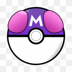 Pokeball Clipart Clear Background - Pokemon Master Ball Png Transparent