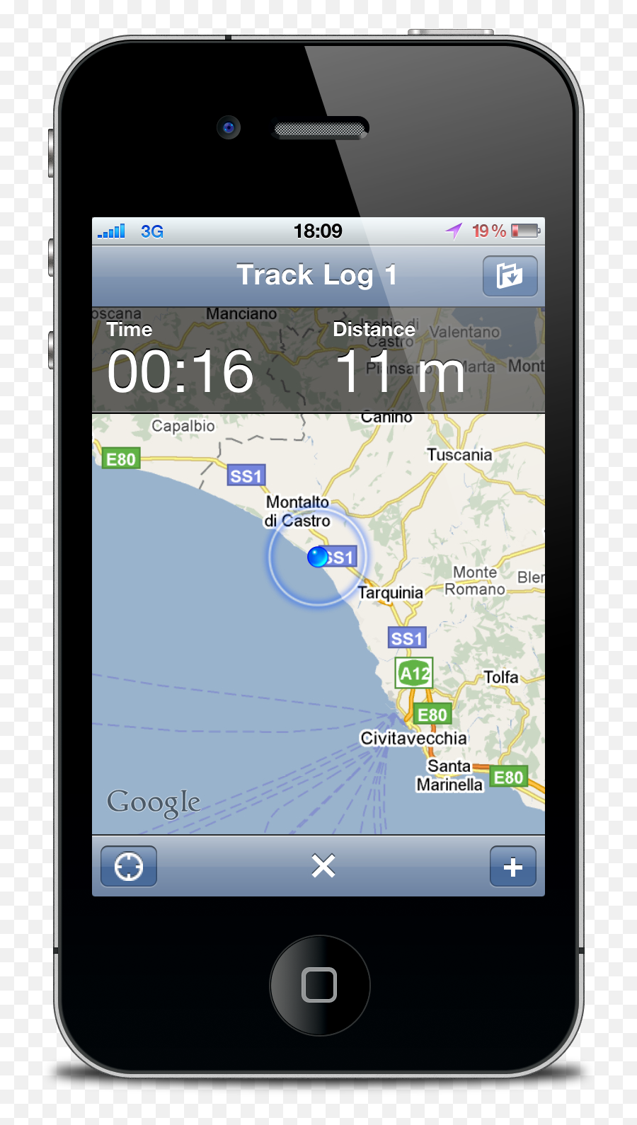 Track Location In The Background With Gps Tracks - 3 Codes Technology Applications Png,Location Icon Iphone