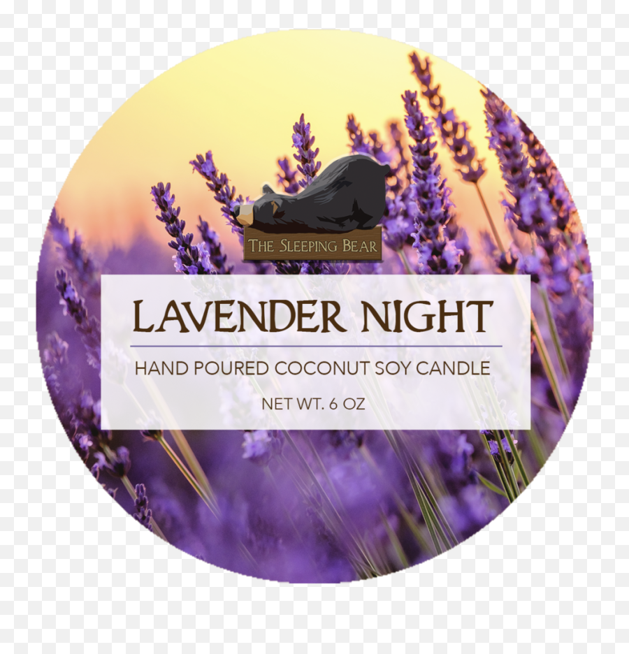 Lavender Night Candle - Lavender Candle Label Png,Lavender Icon