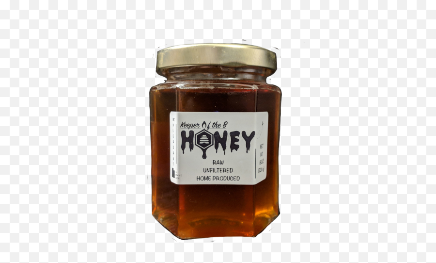 8 Oz Hex Jar Keeper Of The B Png Honey