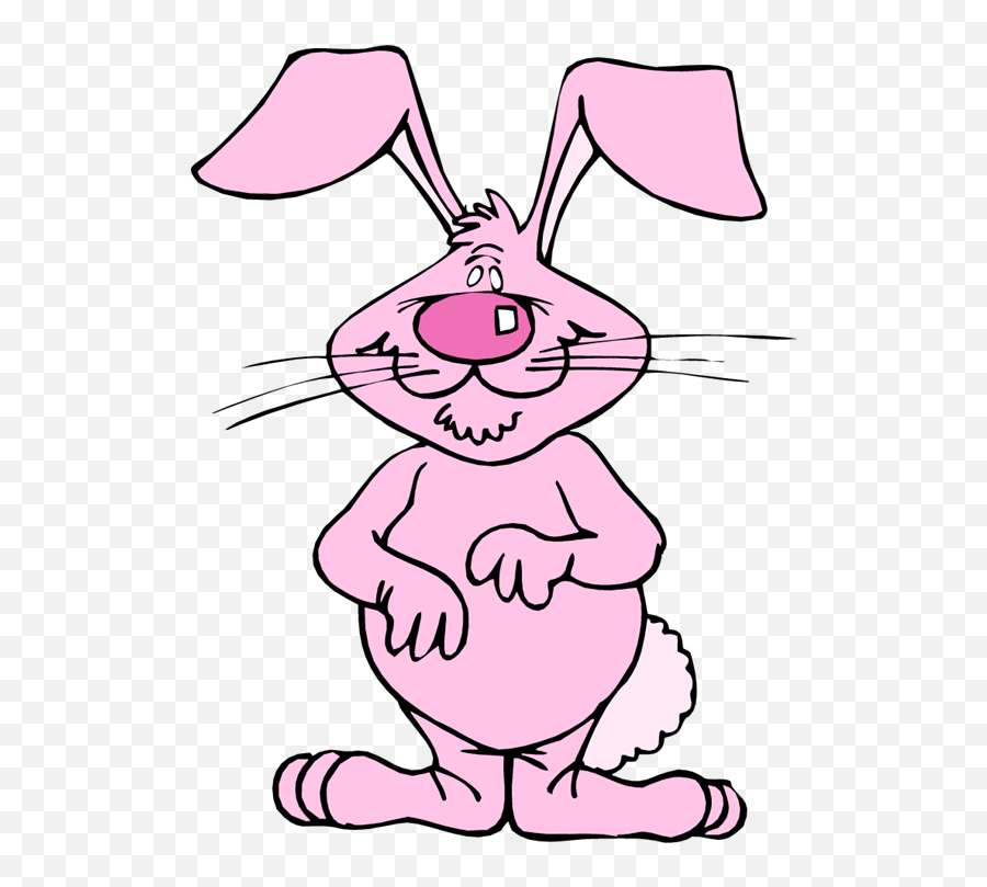 Bunny Ears Clip Art - Pink Rabbit Clipart Png,Bunny Ears Transparent