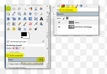 Vignettierung Bei Gimp Bildbearbeitung Vignette - Image Editing png