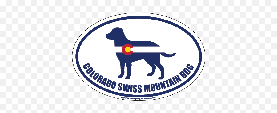 Colorado Breed Sticker Swiss Mountain Dog - Dog Supply Png,Colorado Icon