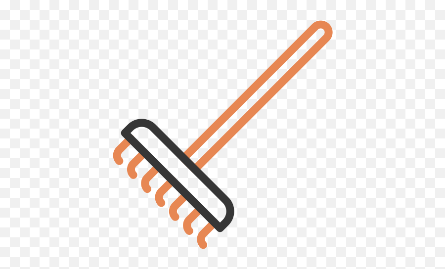 Rake Gardening Tool Work Autumn Grass Fall Free Icon - Household Cleaning Supply Png,Gardener Icon