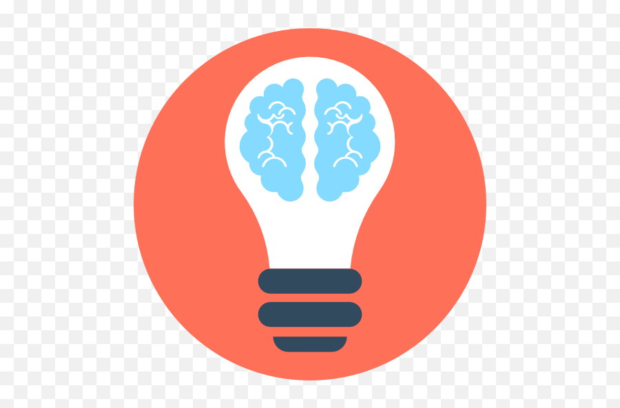 Free Icon Bulb - Bulb With Brain Inside Png,Red Lighbulb Icon