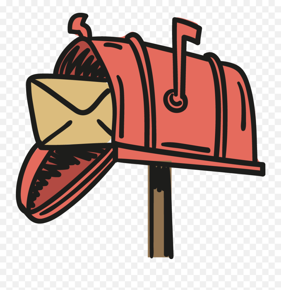 Mailbox Drawing - Photograph Png,Mailbox Icon Vector