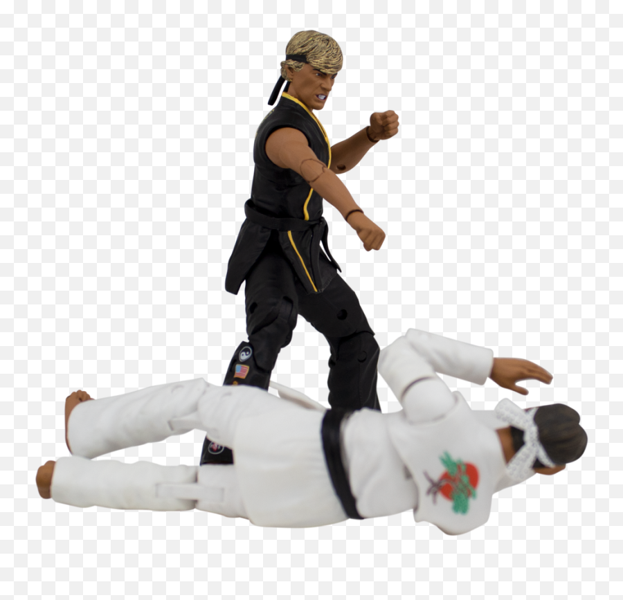 Karate Kid Daniel And Johnny Action Figures From Iconheroes - Johnny Lawrence Cobra Kai Toys Png,Icon Heroes