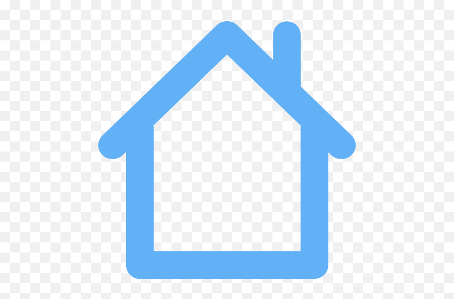 Tropical Blue Home 2 Icon - Free Tropical Blue Home Icons Icon Orange Home Png,Home Line Icon