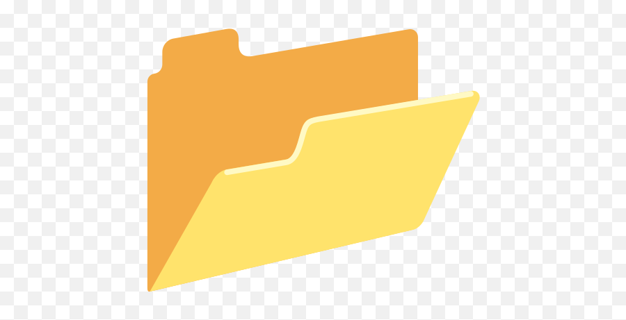 Open File Folder Emoji - Horizontal Png,Bmp File Icon
