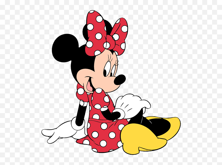 Red Transparent Background Minnie Mouse Clipart - Red Minnie Mouse Png,Minnie Mouse Png
