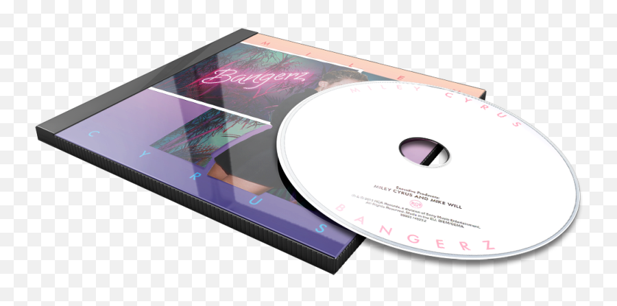 Miley Cyrus - Bangerz Theaudiodbcom Optical Disc Png,Cd Drive Icon