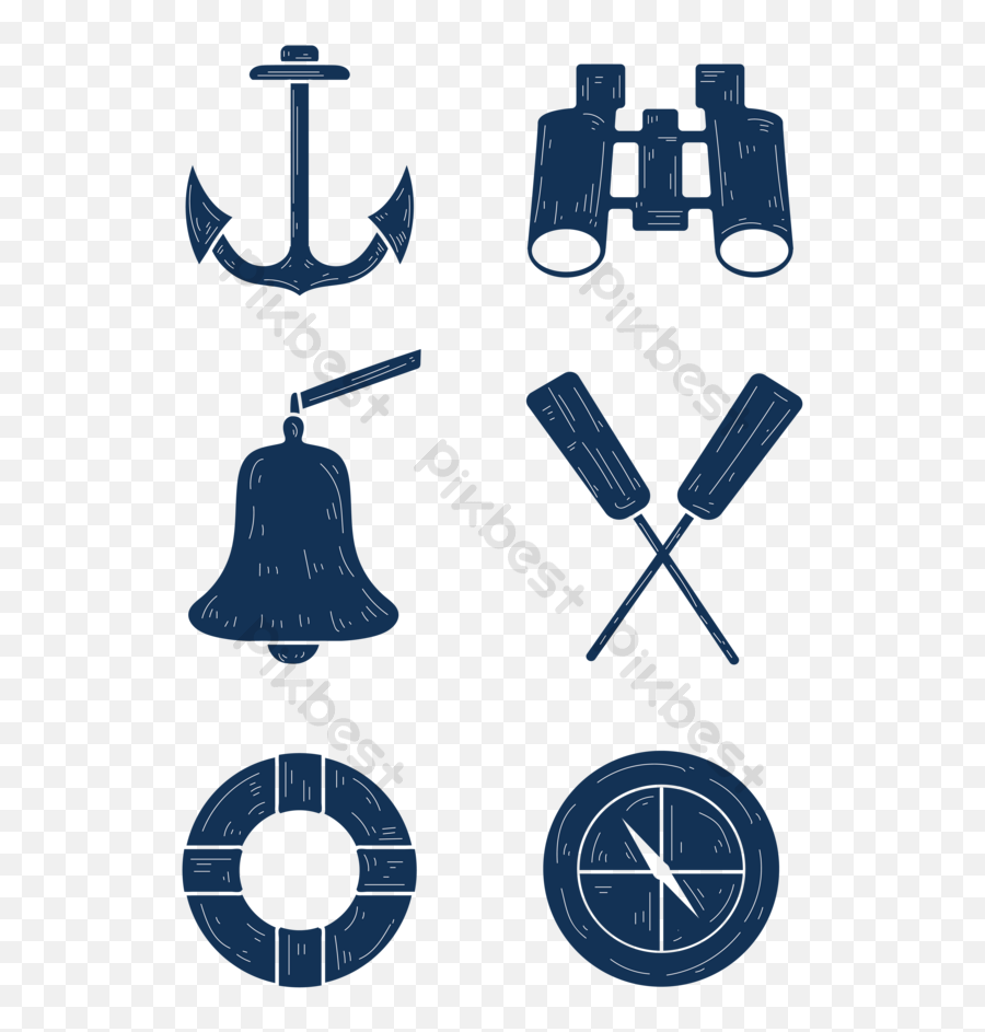 Simple Summer Blue Beach Travel Icon Ai Free Download - Handbell Png,Tour Icon