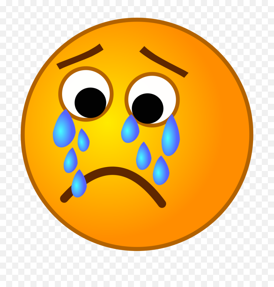 Crying Clipart Tear - Crying Face Clipart Png,Crying Tears Png
