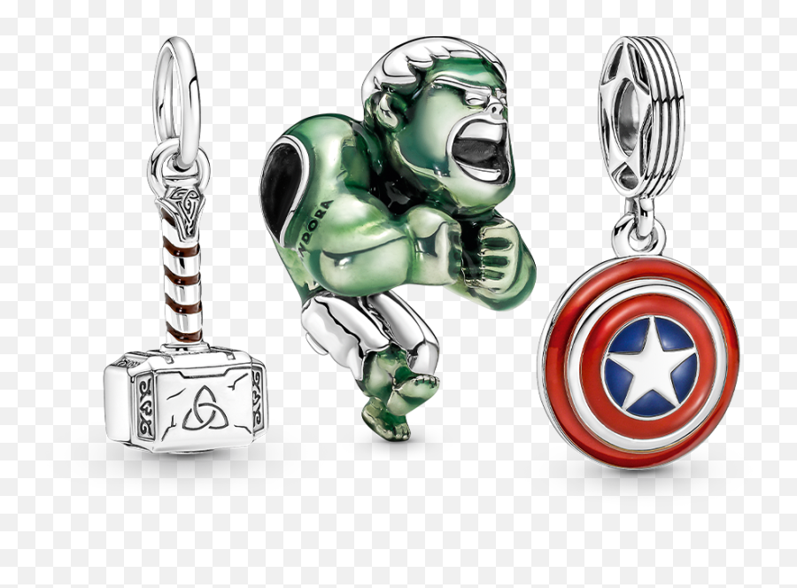 Captain America Charm Marvel X Pandora - Pandora Marvel Png,Captain America Shield Icon